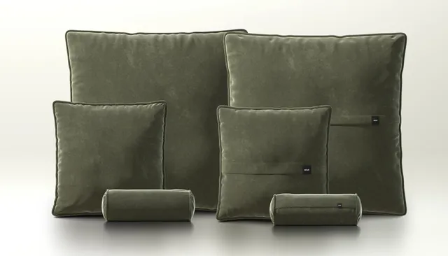 vetsak Pillow Set 3 set cuscini Suave Pine sfoderabile