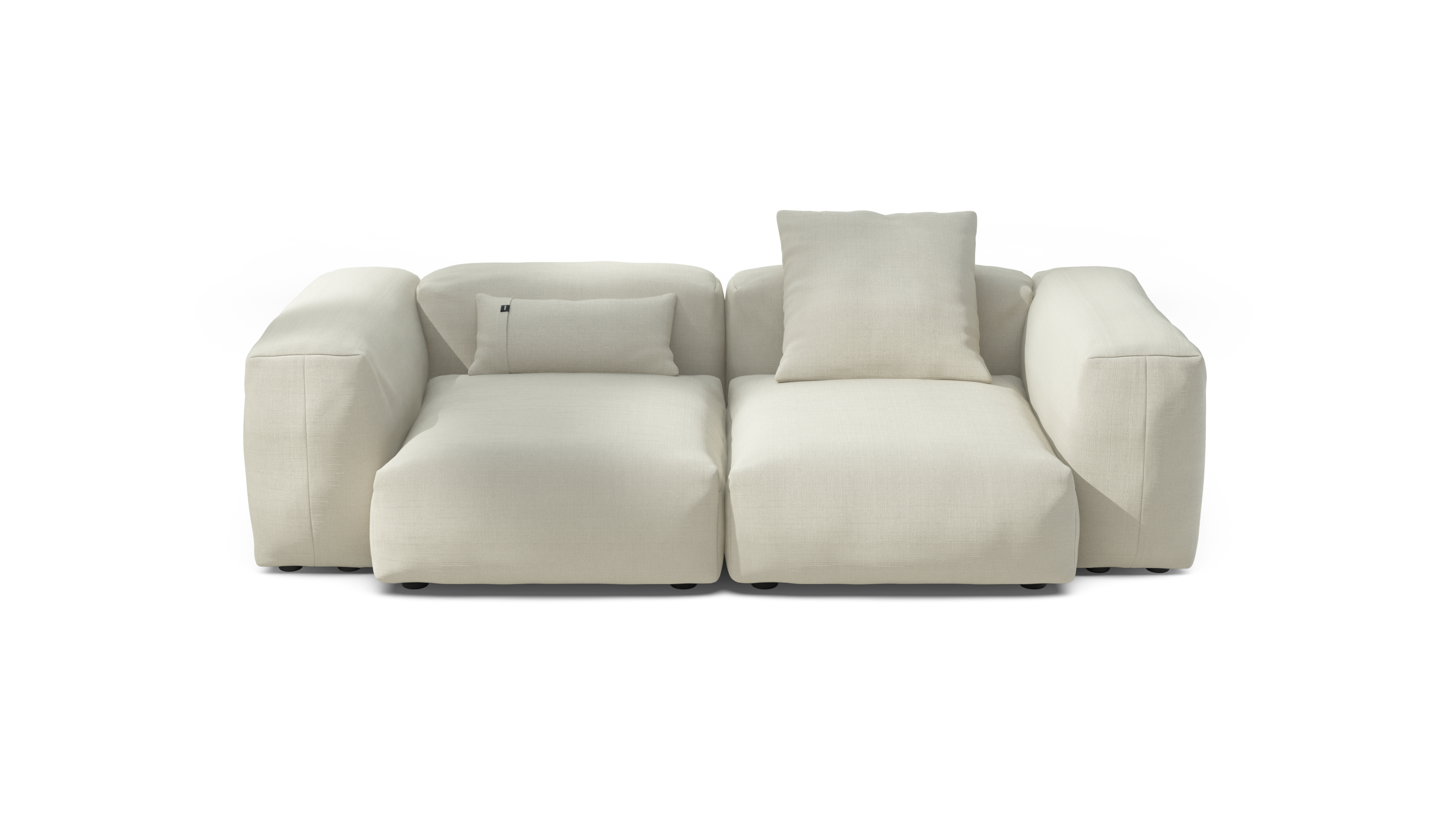 Vetsak Sofa Set 02 Medium divano grande Pique crema 230x115