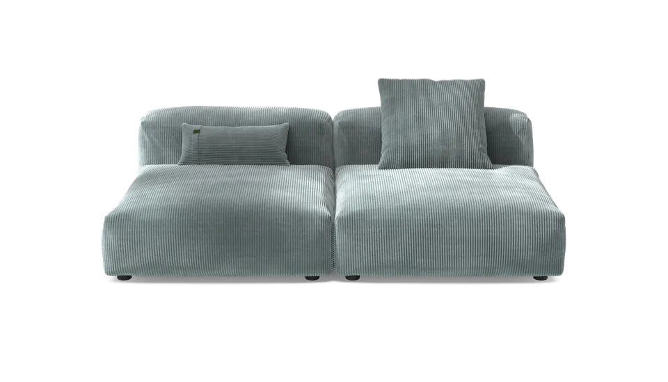 vetsak Sofa Set 01 Large divano velluto mint 210x115