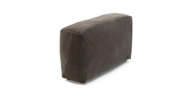 vetsak Sofa Side Large sponda divano Cord Velour moka
