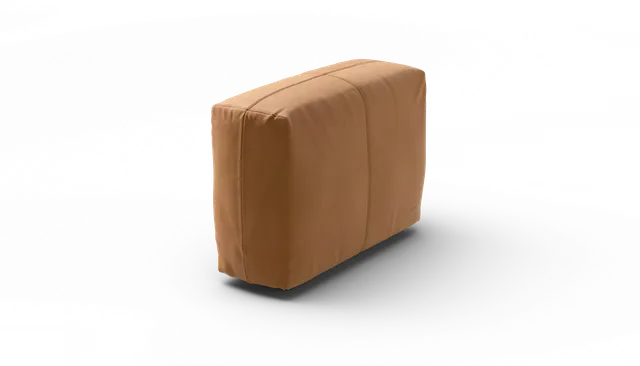 vetsak Sofa Side Medium modulo divano pelle marrone 84x31