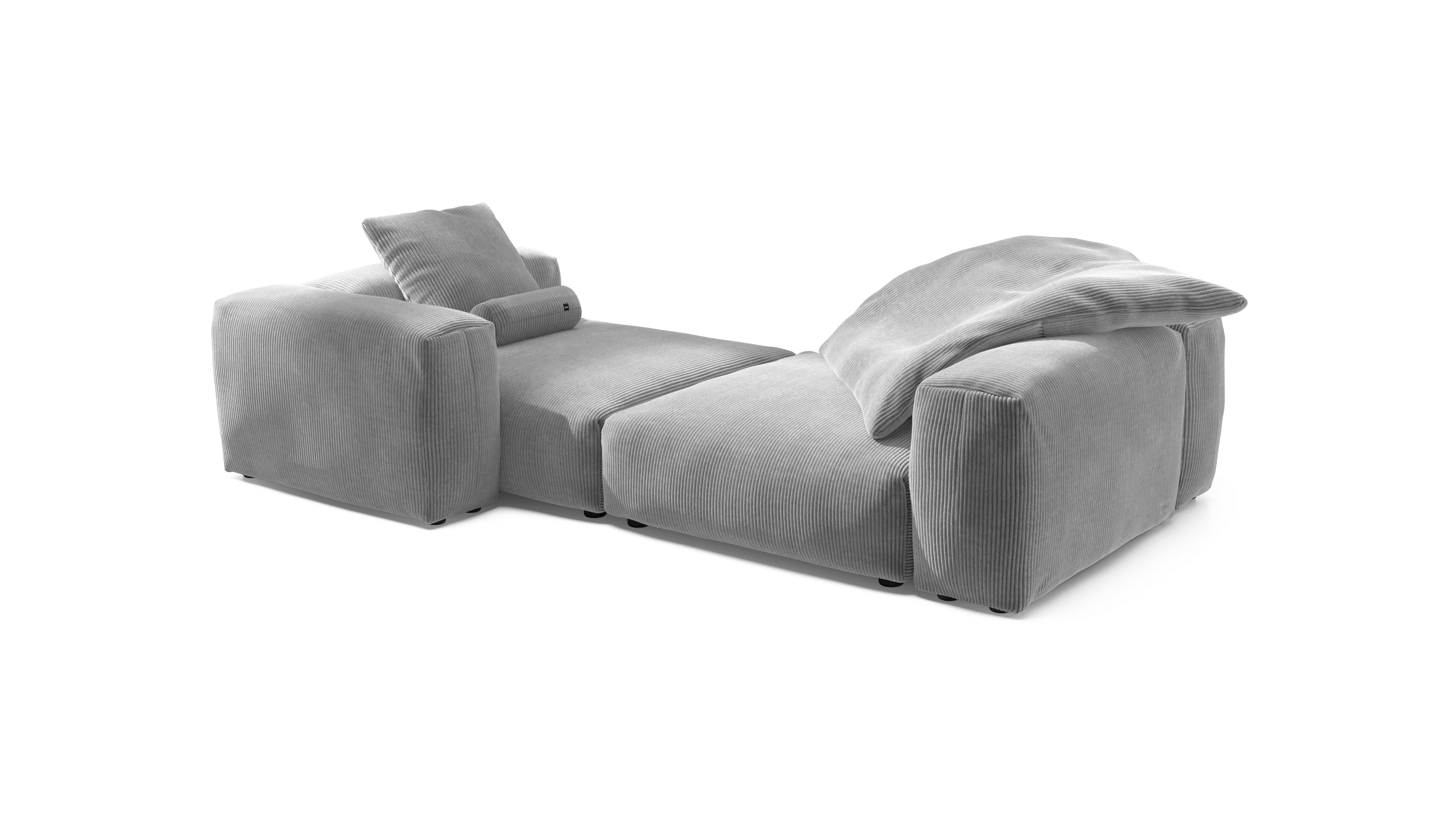 vetsak Sofa Set 02 XLarge divano grigio chiaro 272x136
