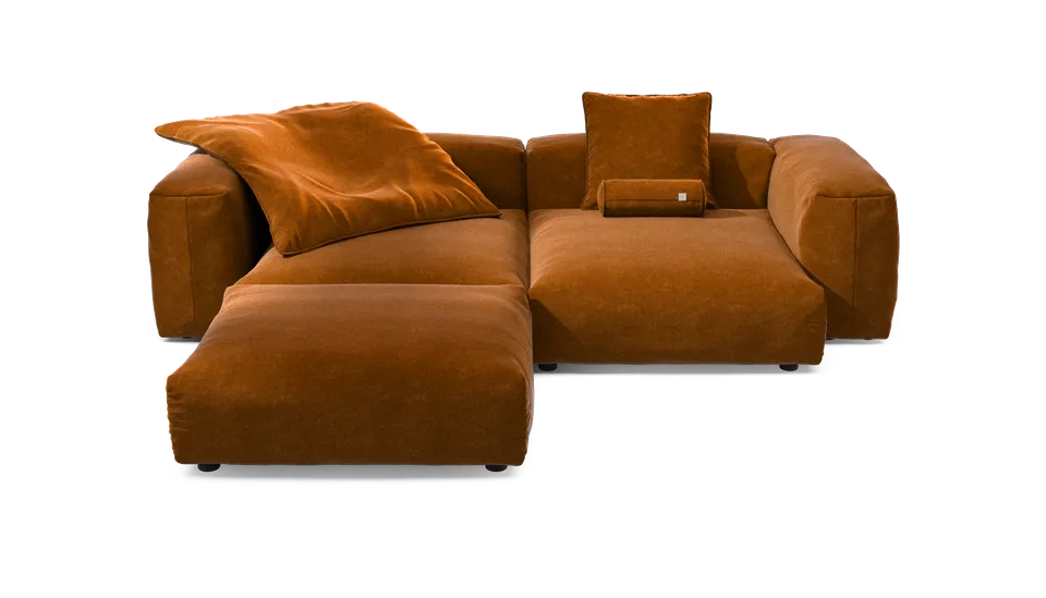 vetsak Sofa Set 03 divano angolare miele suave