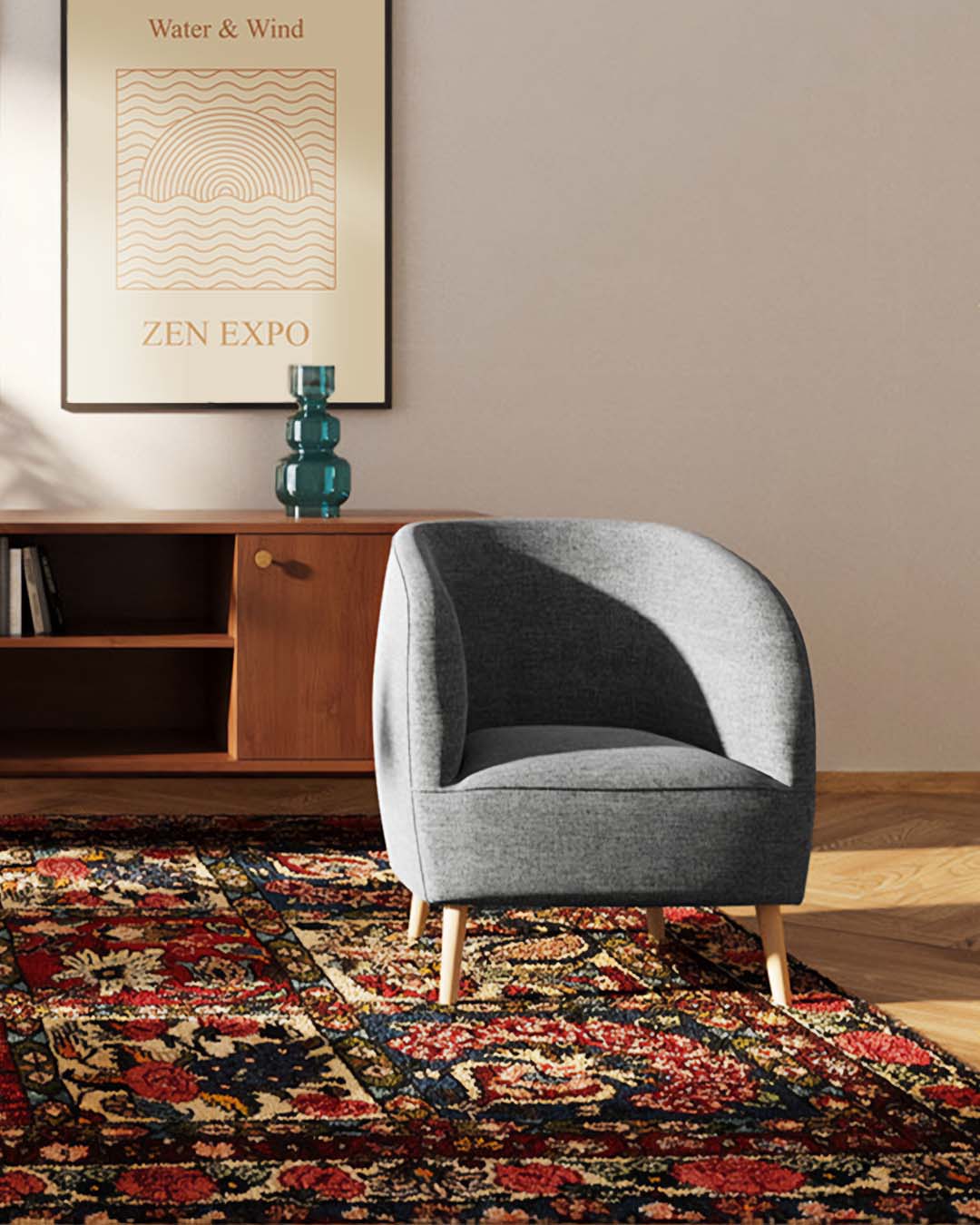Ame Yens Licio poltrona 1 posto 80 cm rotonda