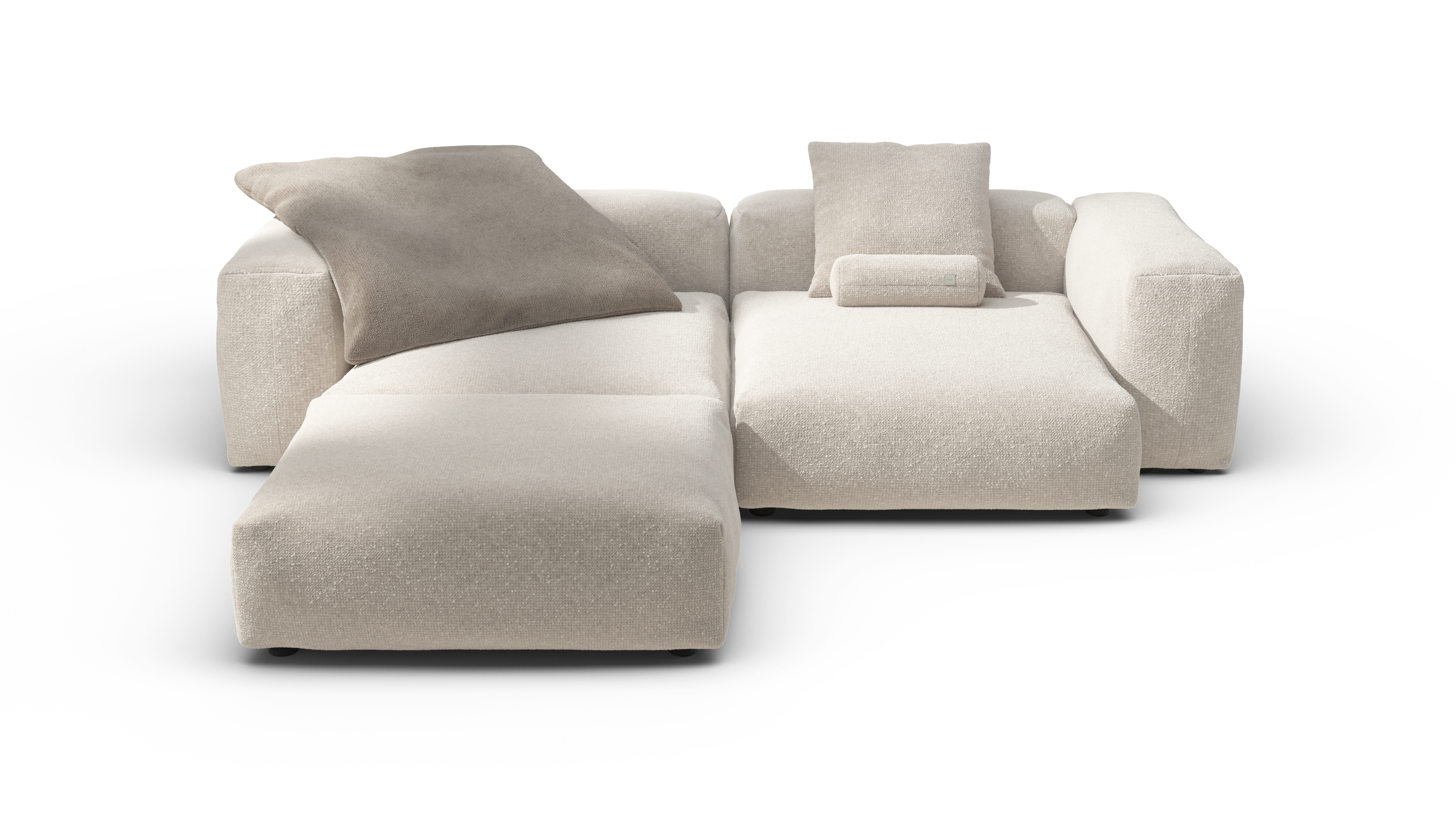 vetsak Sofa Set 03 divano modulare crema in nub 272x220