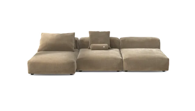 vetsak Sofa Set 04 divano modulare 5 posti sabbia seduta profonda