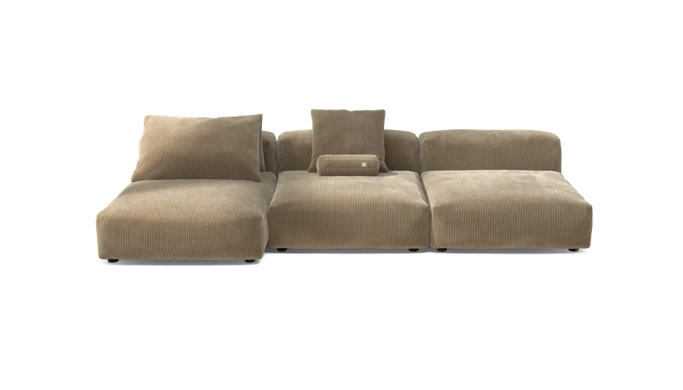 vetsak Sofa Set 04 divano modulare 5 posti sabbia seduta profonda