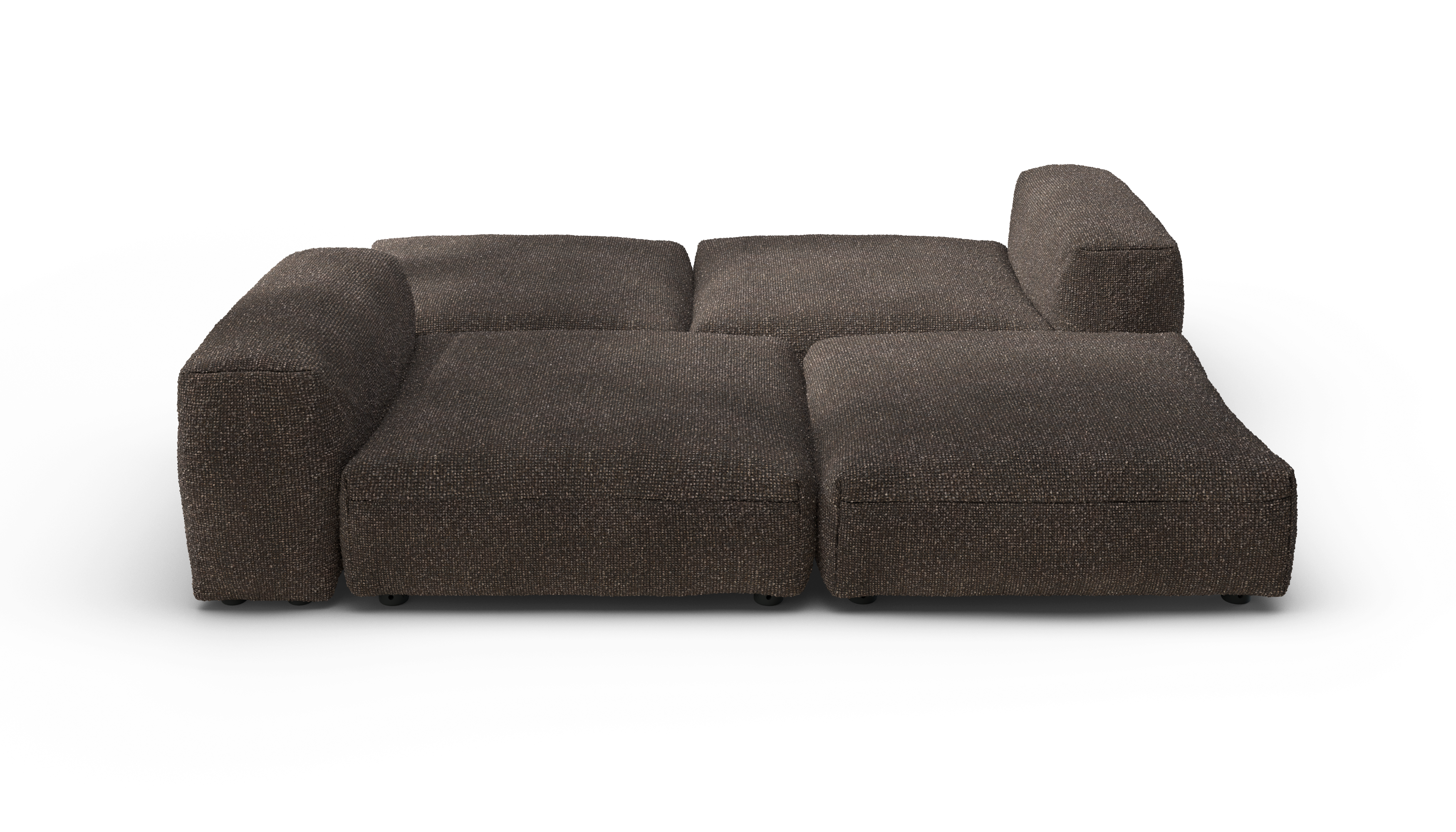 vetsak Sofa Set 08 Daybed divano modulare 6 posti nub noce