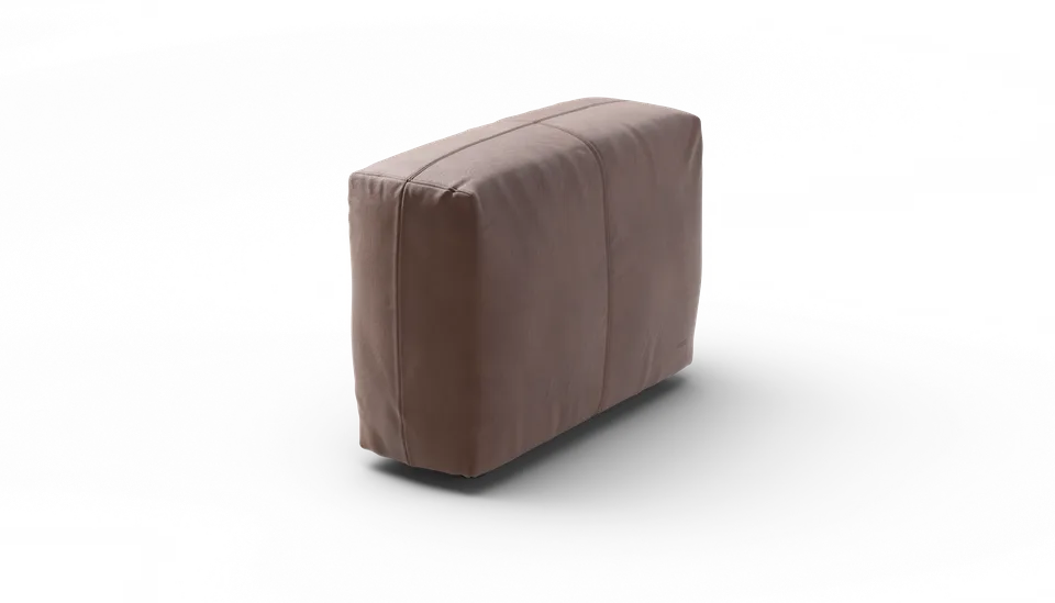 vetsak Sofa Side Medium modulo divano pelle pietra 84x31
