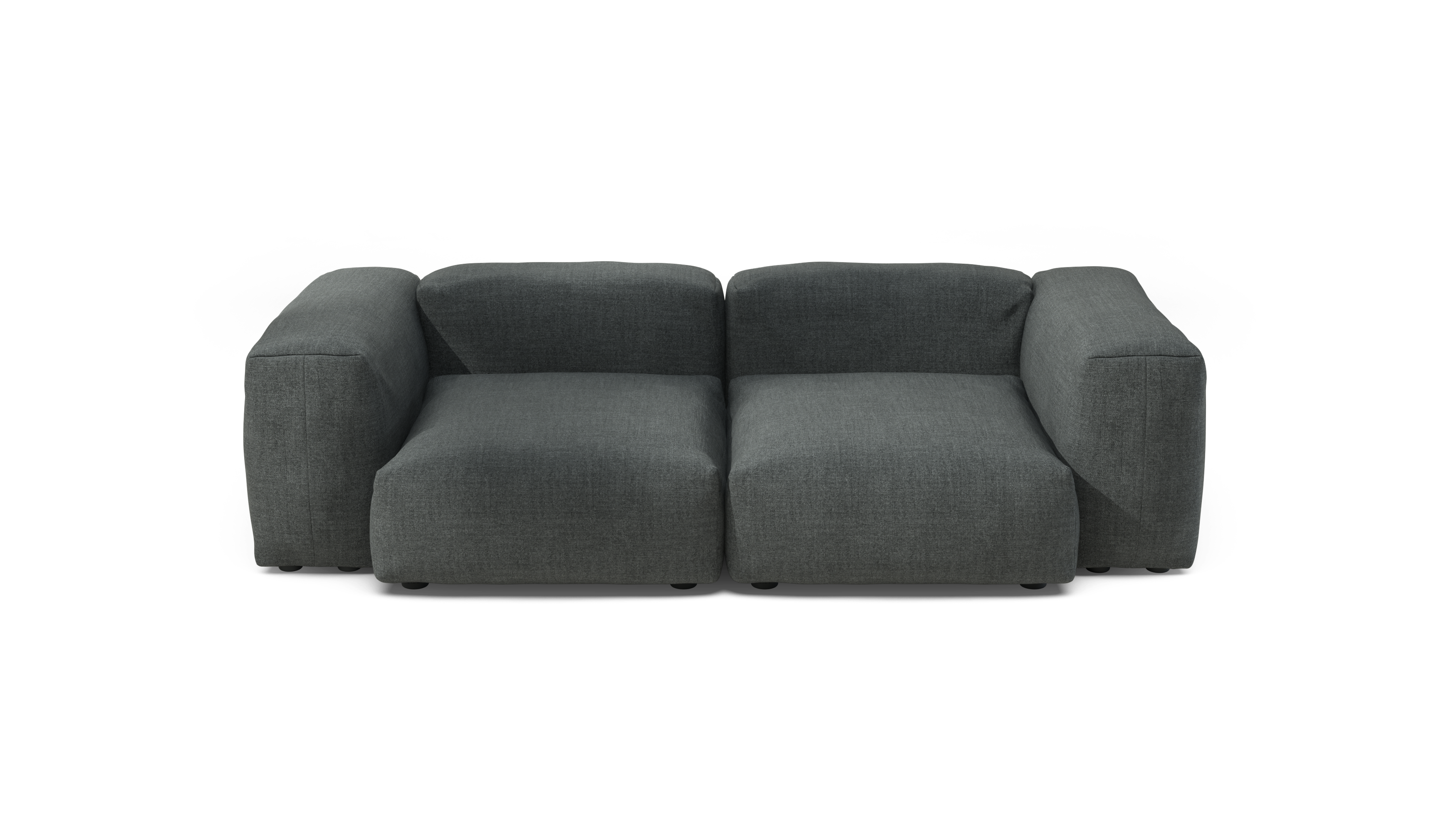 vetsak Sofa Set 02 Medium divano grigio 230x115 esterno