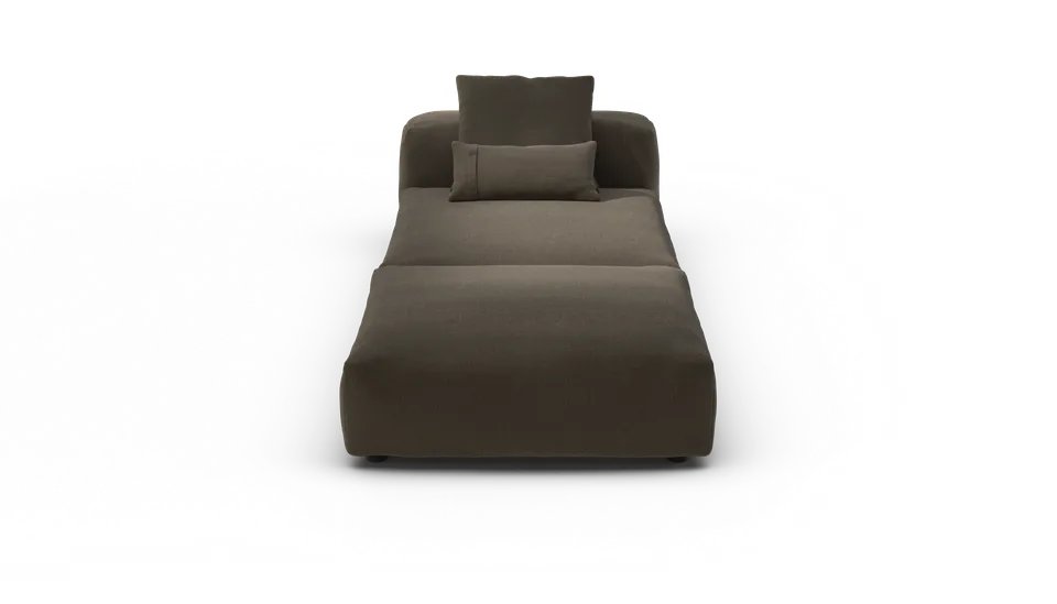 vetsak Sofa Set 07 Sun Lounger divano modulare 2 posti Breeze marrone