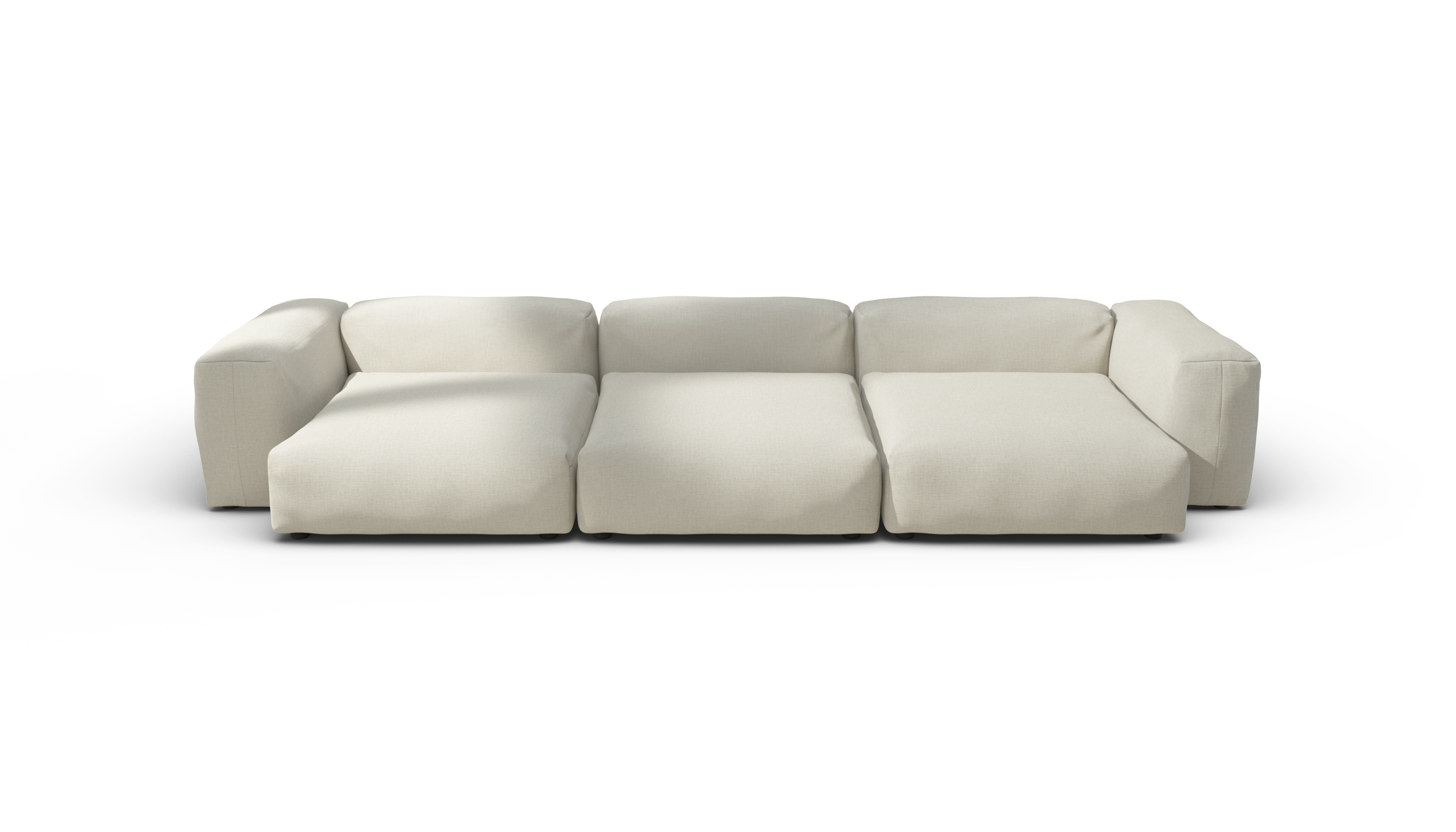 vetsak Sofa Set 05 divano modulare 5 posti ecru 377x136