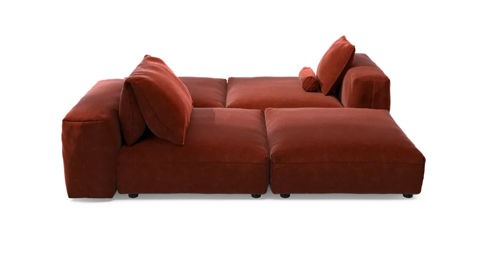 vetsak Sofa Set 08 Daybed divano 6 posti zafferano