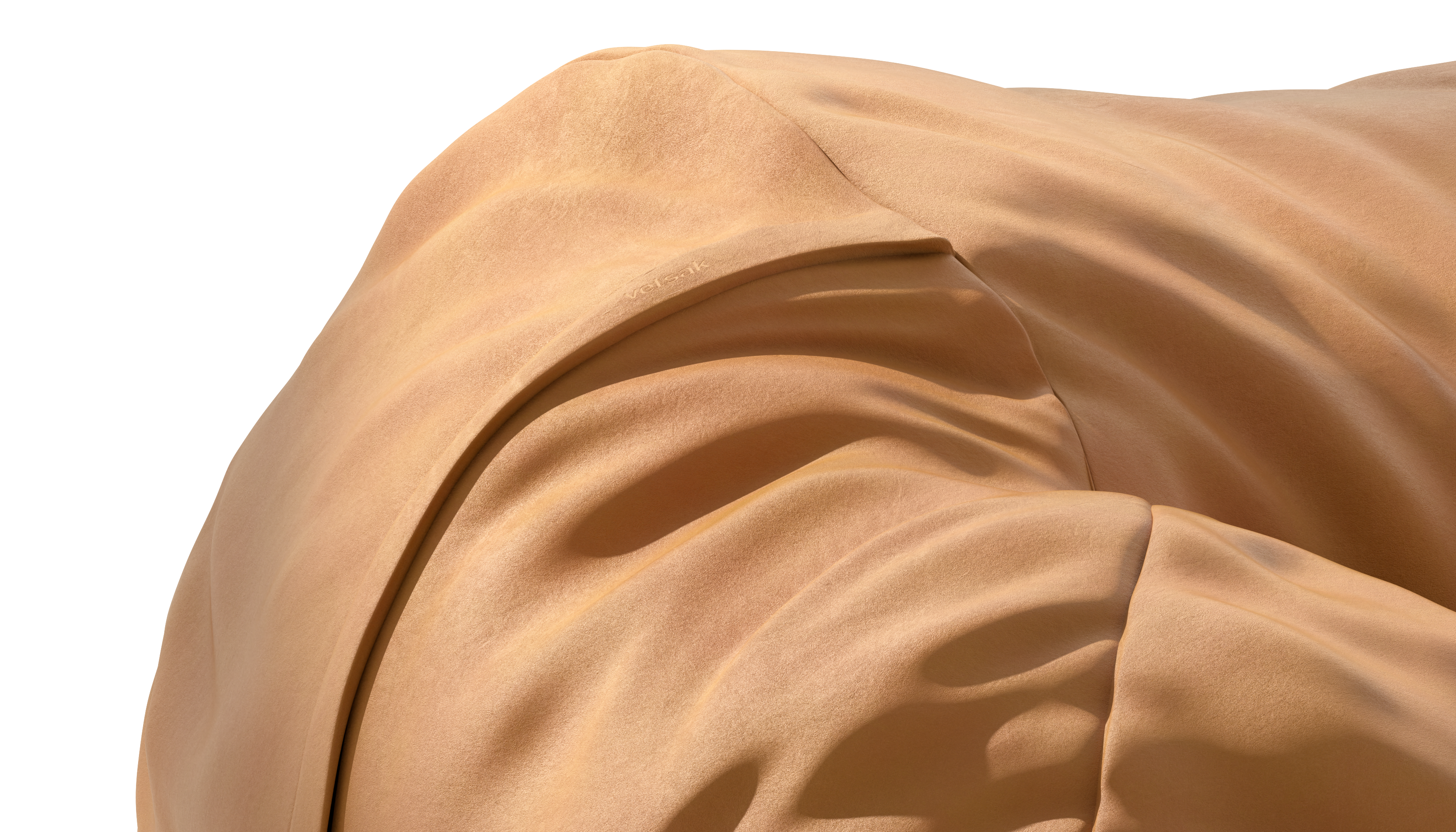 Vetsak Cover Beanbag Large fodera in pelle marrone