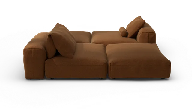 vetsak Sofa Set 08 Daybed divano outdoor Pebble Sundried 6 posti