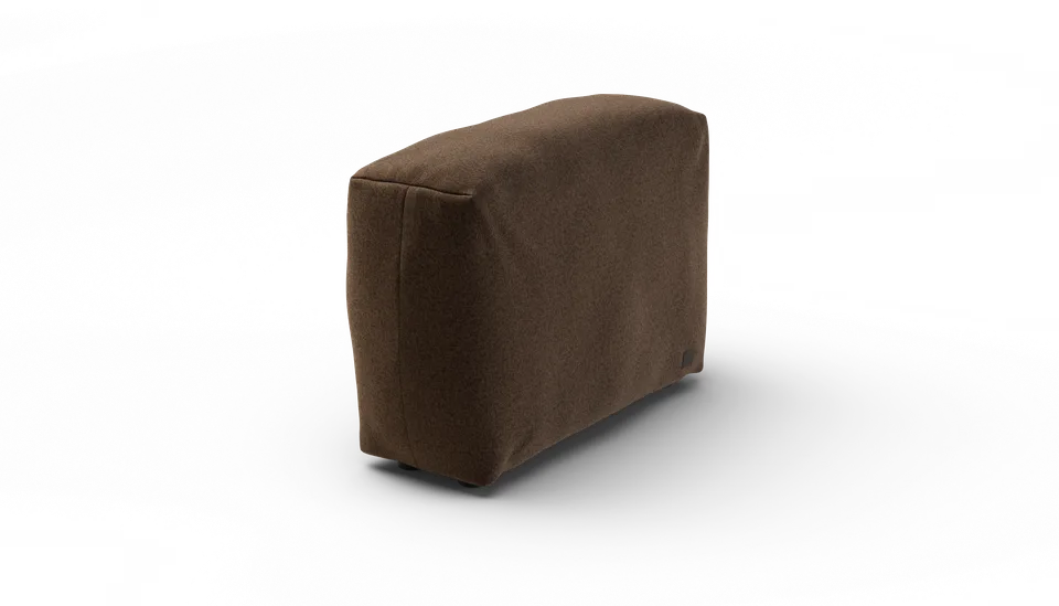 vetsak Sofa Side M modulo divano marrone in pebble