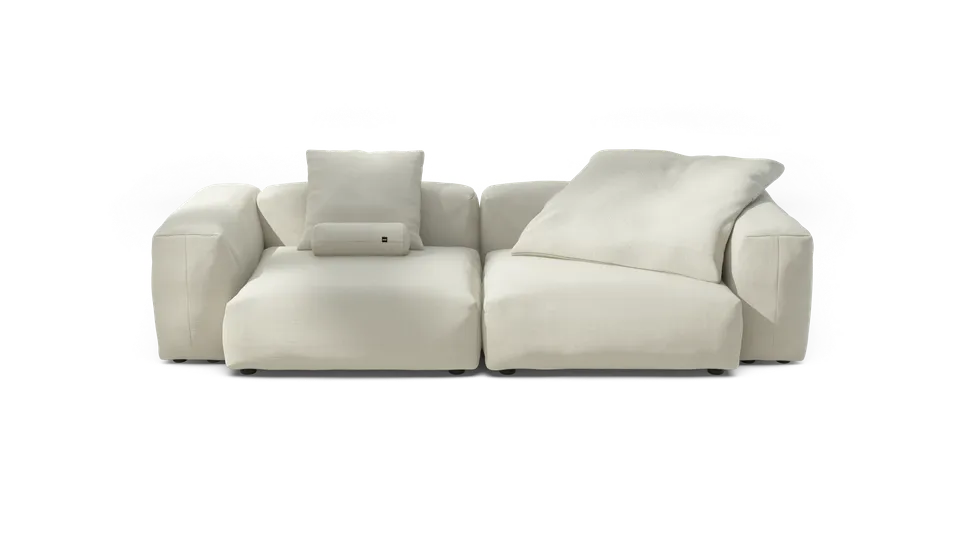 vetsak Sofa Set 02 Large divano Pique crema 272x115