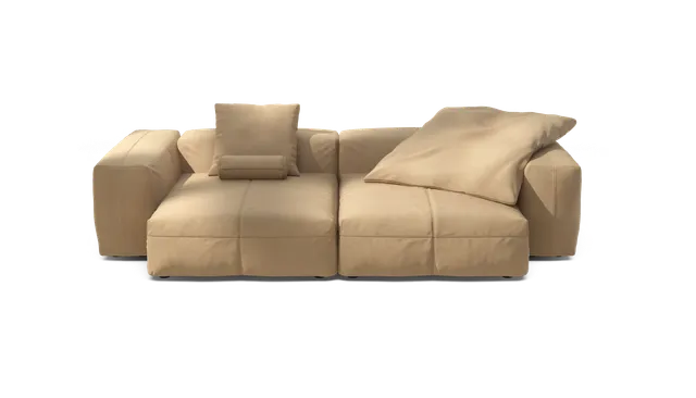 vetsak Sofa Set 02 XLarge divano beige in pelle