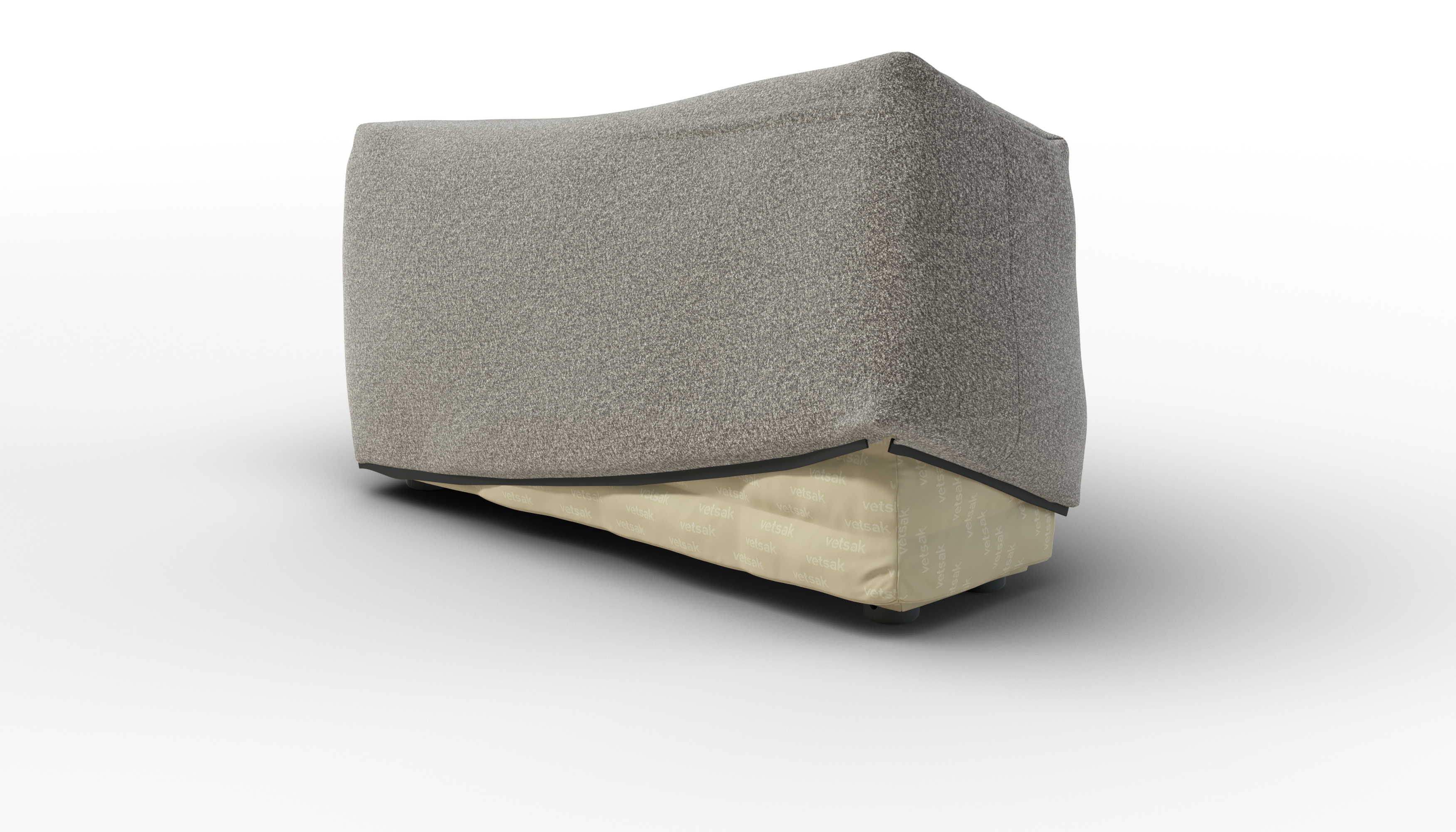 vetsak Cover Sofa Side Medium fodera platino pebble 84x31
