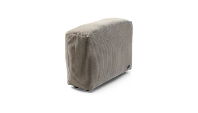 vetsak Sofa Side Medium sponda divano Cord Velour Platinum