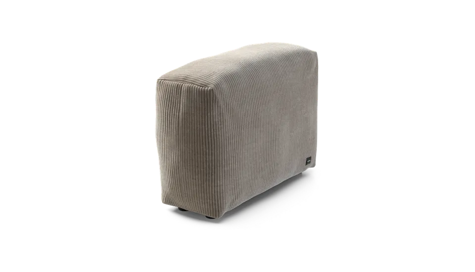 vetsak Cover Sofa Side Medium fodera platino 84x31 velluto