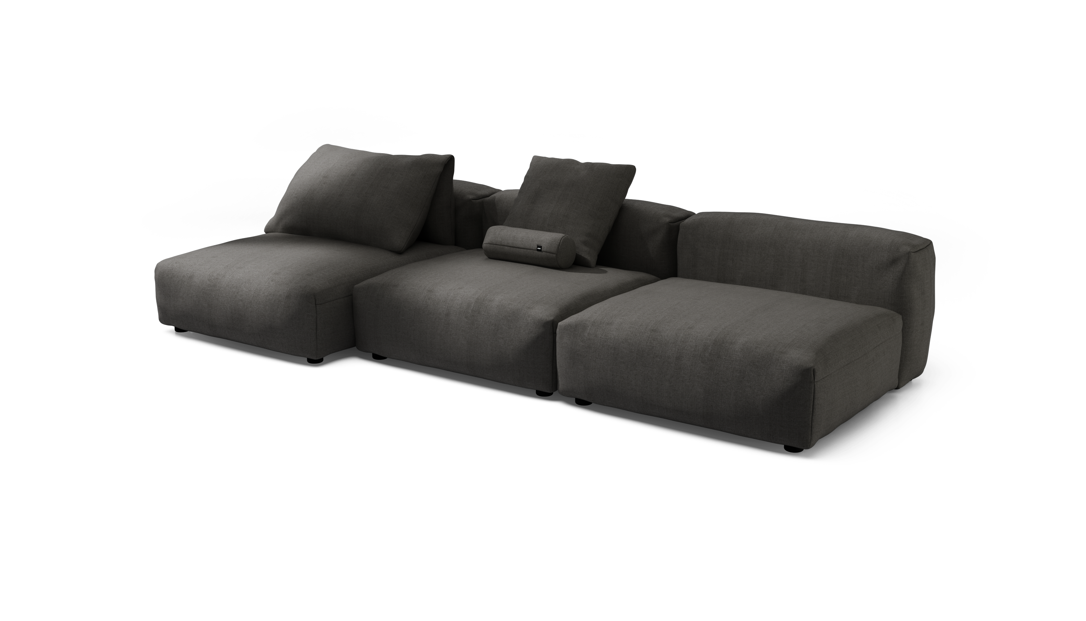 vetsak Sofa Set 04 Herringbone divano 5 posti grigio