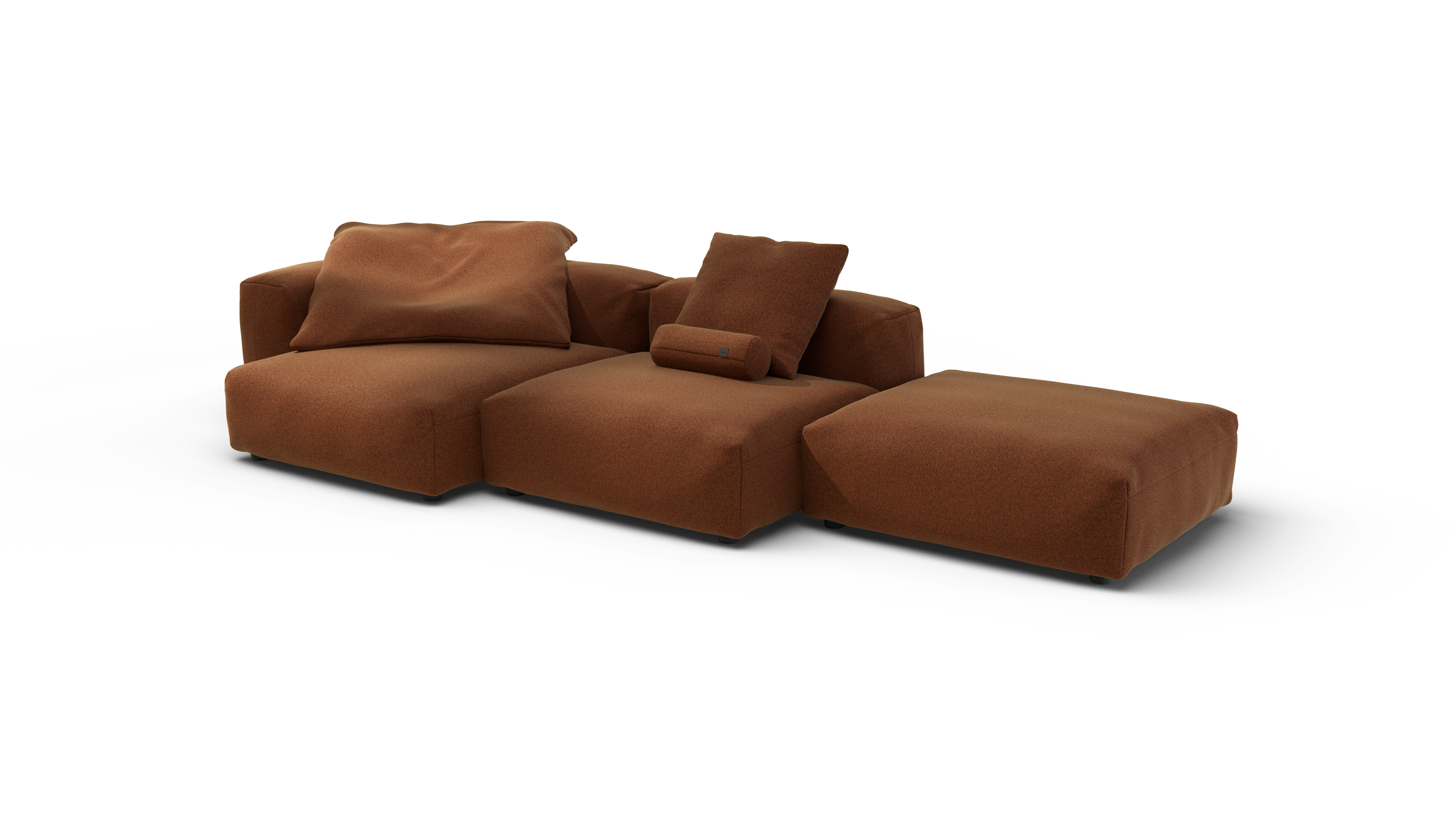 vetsak Sofa Set 04 divano modulare 5 posti pebble sundried