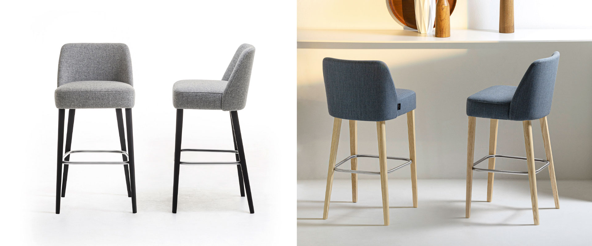 La Cividina Velour sgabello per soggiorno