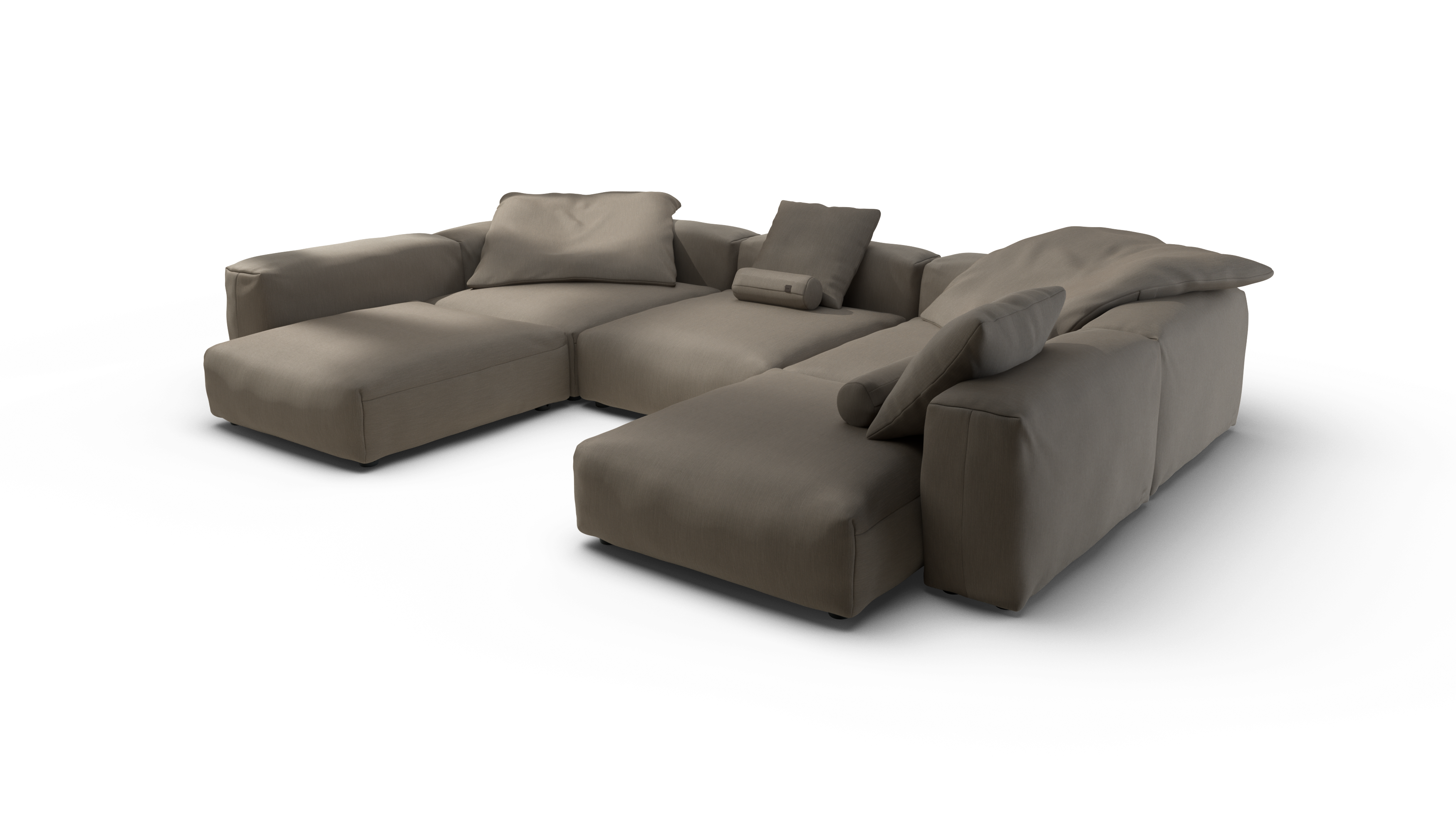 Vetsak Sofa Set 06 divano angolare driftwood da esterno