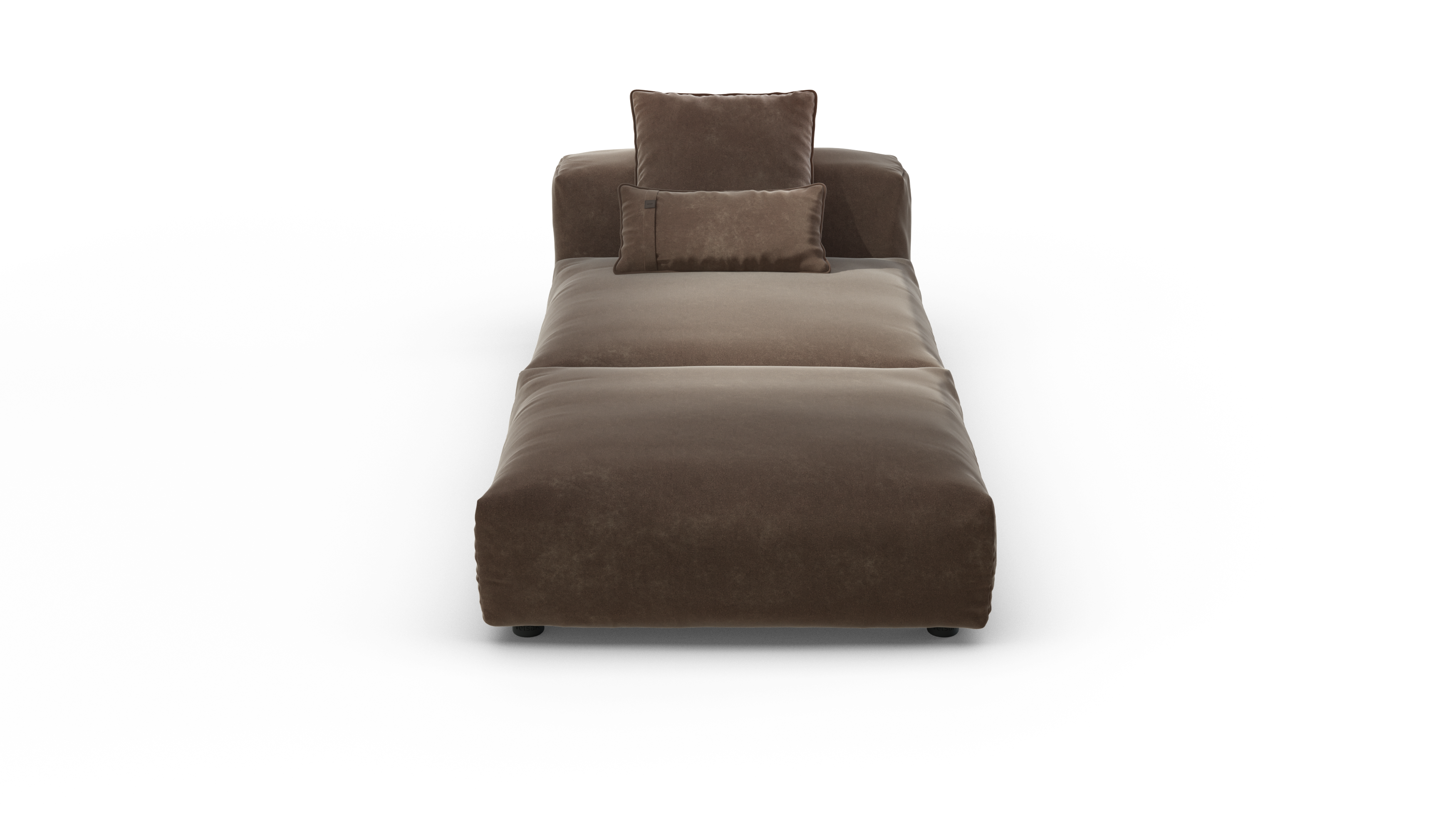 vetsak Set 07 Sun Lounger divano chaise longue espresso