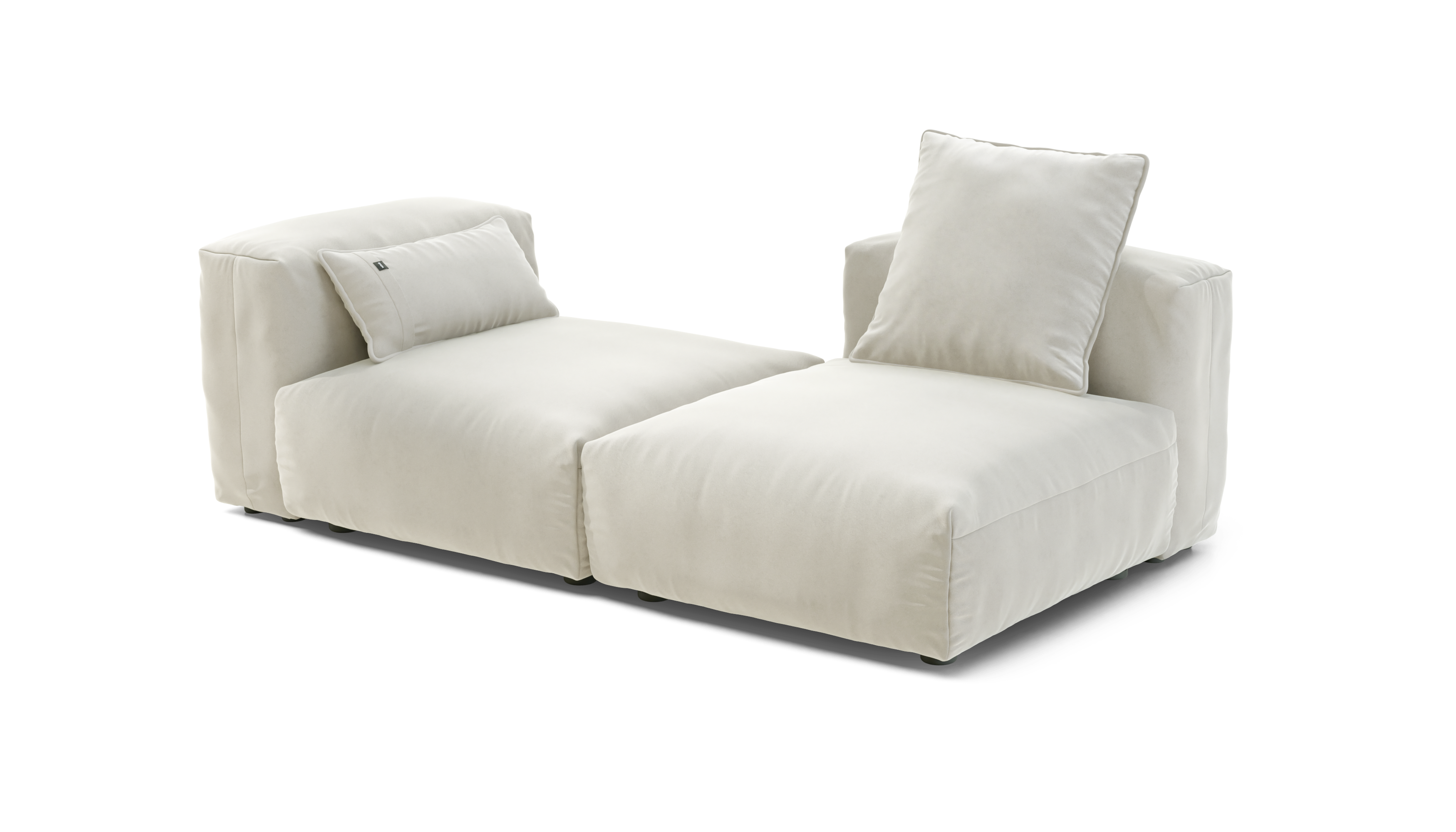vetsak Sofa Set 01 Medium divano modulare Suave Pearl 2,5 posti
