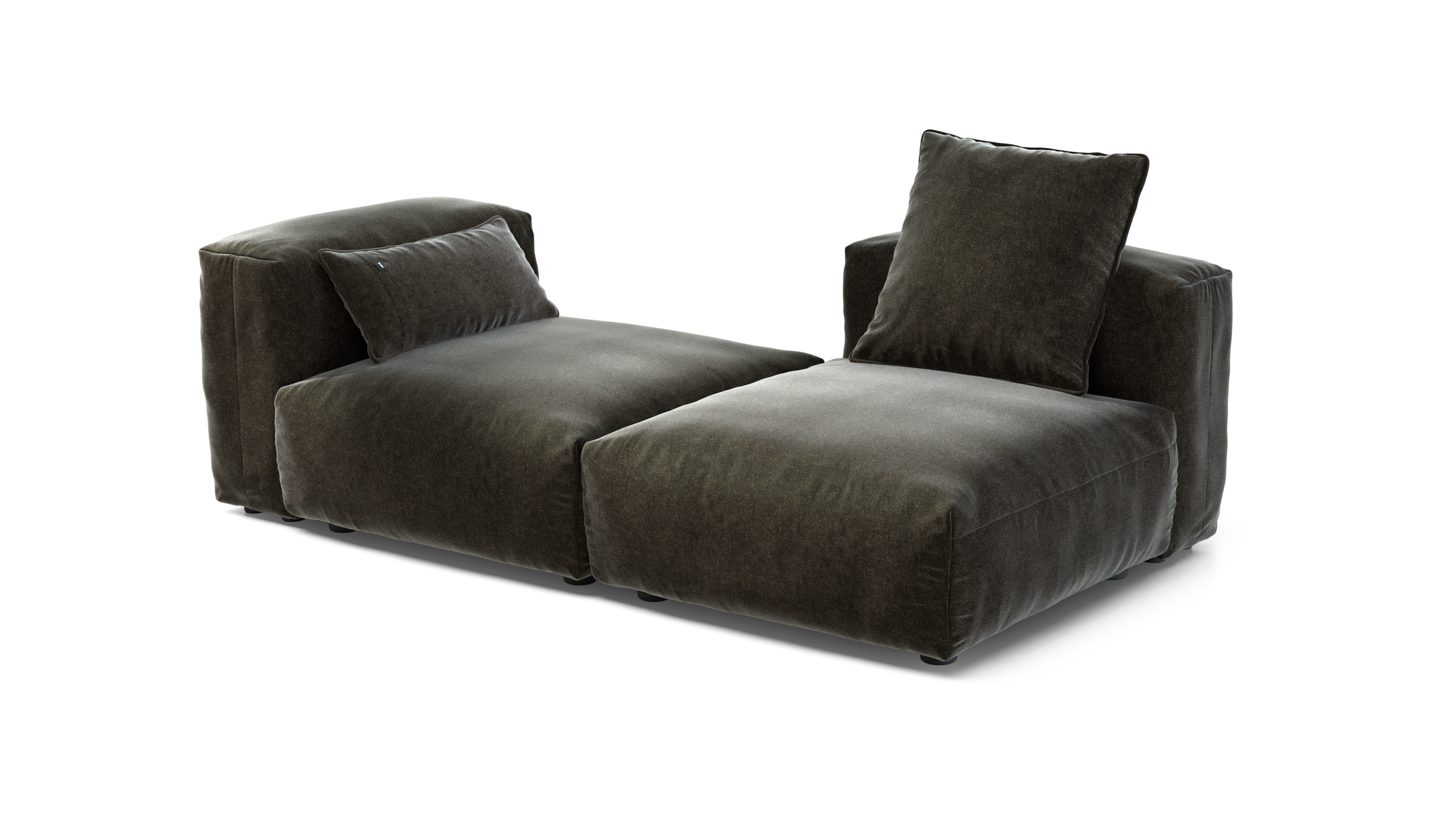 vetsak Sofa Set 01 M divano suave antracite sfoderabile