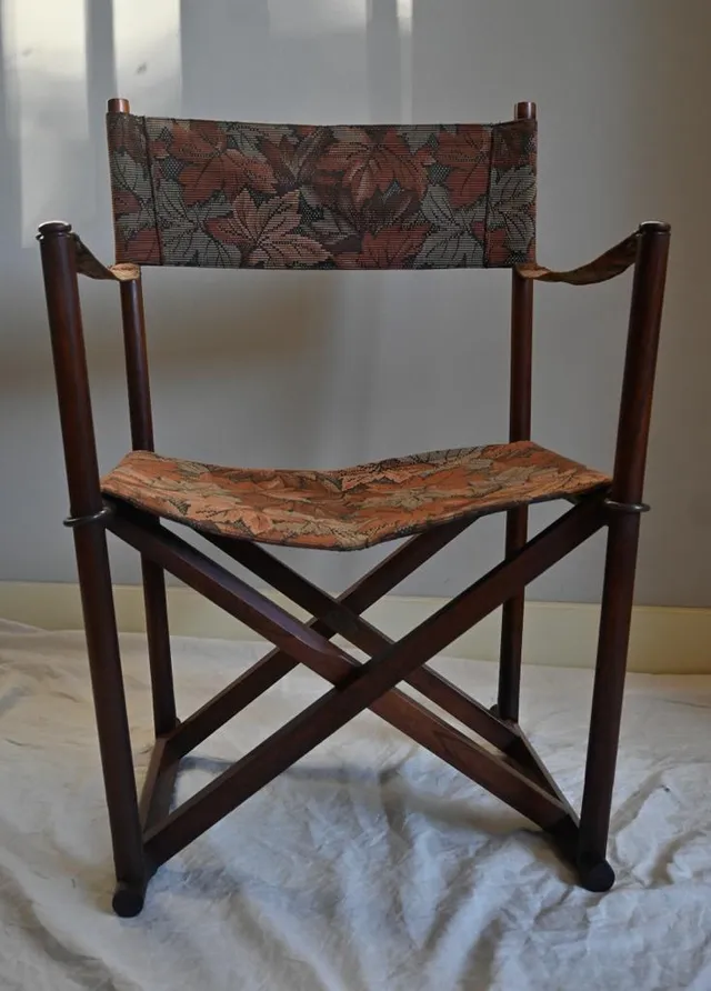 Ravasi Pliant sedia pieghevole gobelin foglie 62 cm