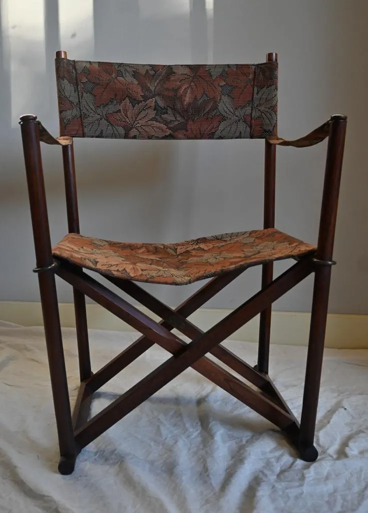 Ravasi Pliant sedia pieghevole gobelin foglie 62 cm