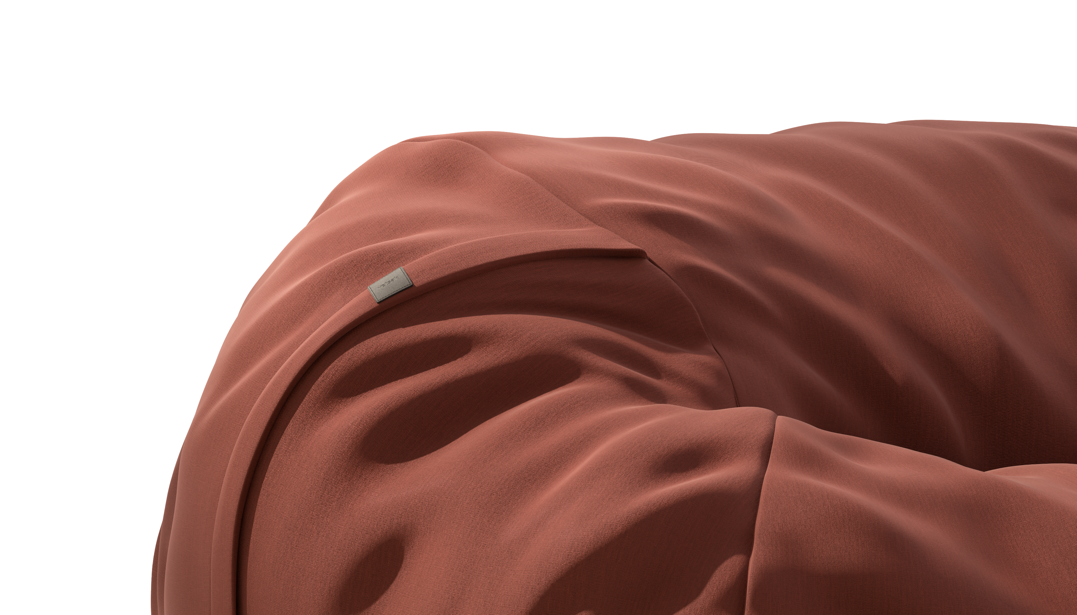 vetsak Beanbag Medium fodera pouf zafferano Terrain