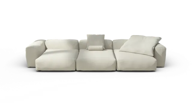 vetsak Sofa Set 05 divano modulare 5 posti ecru 377x136