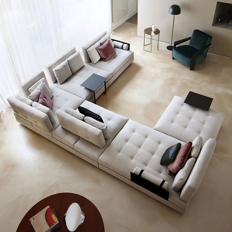 Swan Italia Hemingway divano uso quotidiano