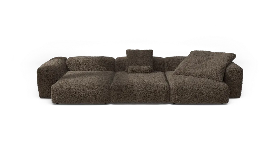 vetsak Sofa Set 05 divano modulare Cacao 5 posti