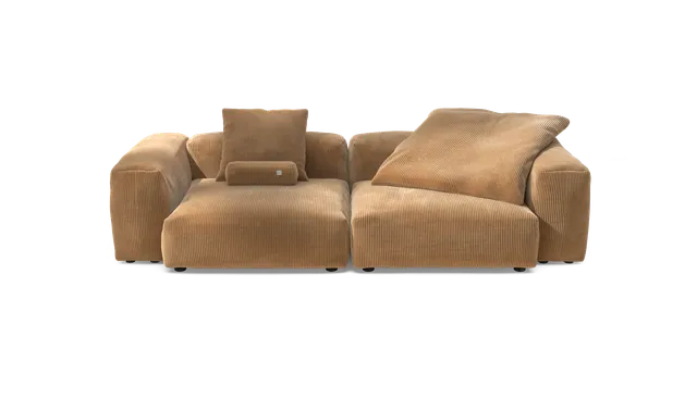 vetsak Sofa Set 02 Large divano modulare Camel 272x115 3,5 posti