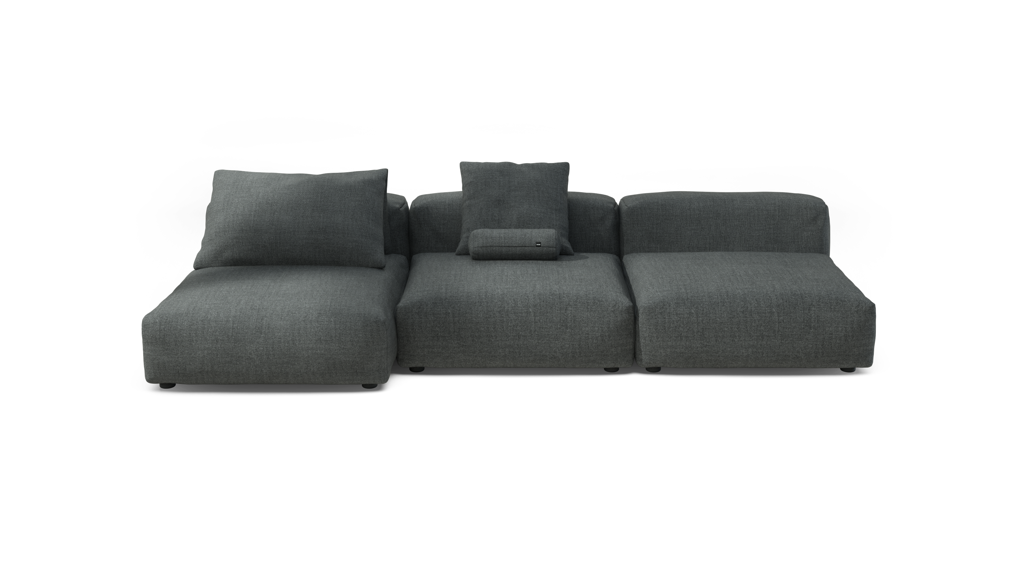 vetsak Sofa Set 04 divano modulare Pique Dark Grey 315x136