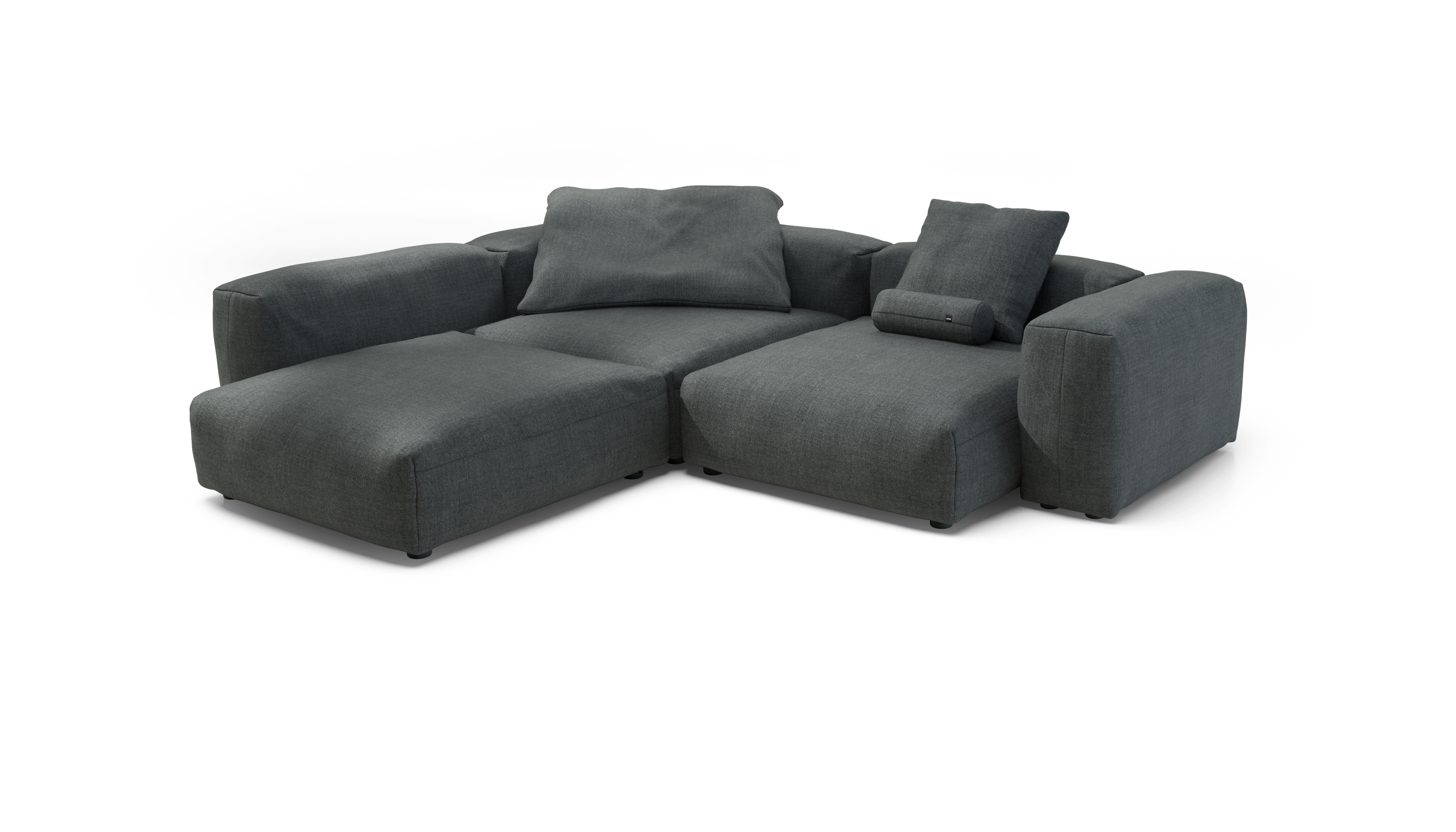vetsak Sofa Set 05 divano 5 posti grigio scuro