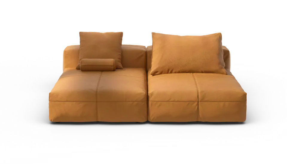 Vetsak Sofa Set 01 XLarge divano marrone pelle 3,5 posti