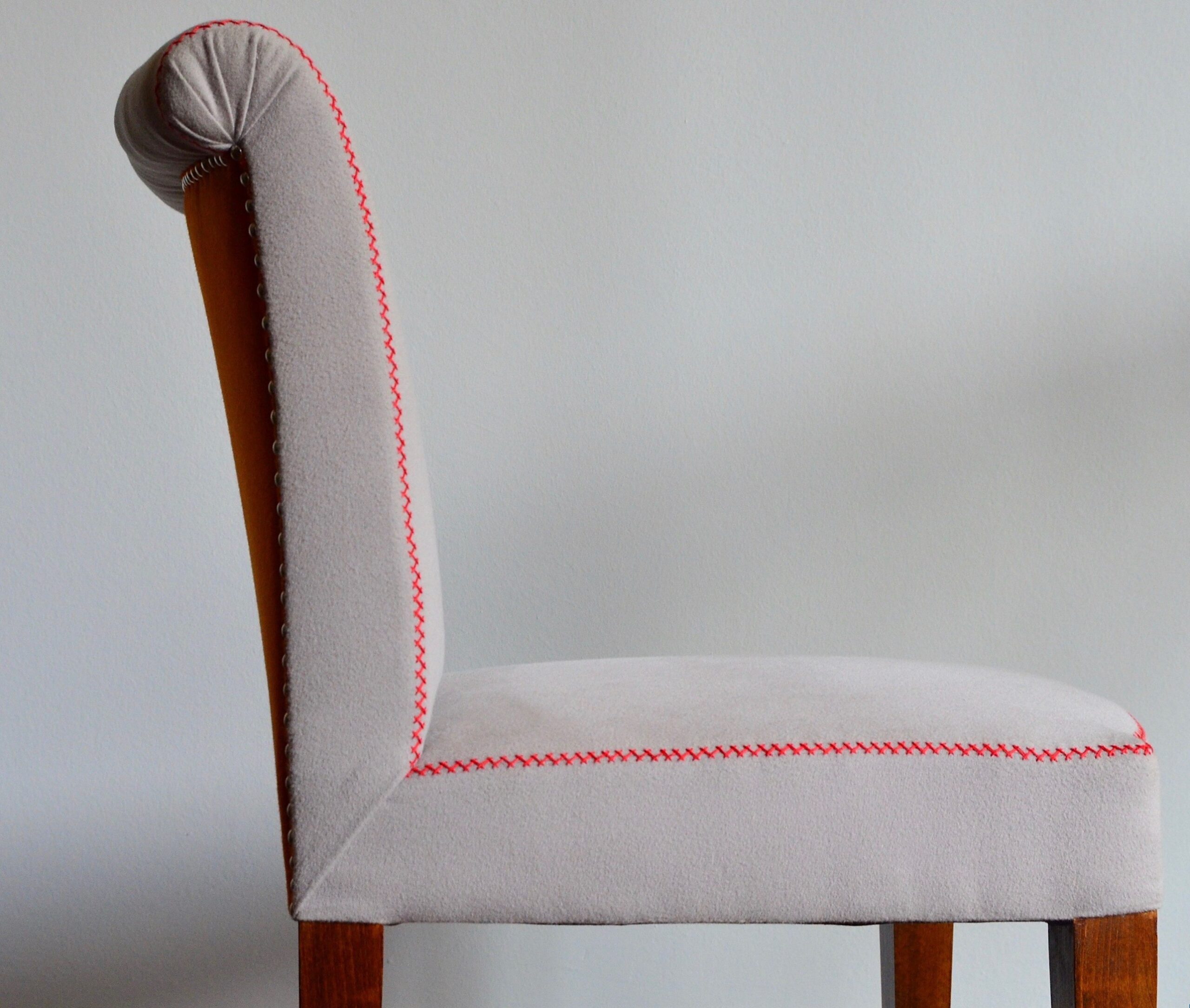 Ravasi Punto Mosca sedia vintage lana mastice arancio