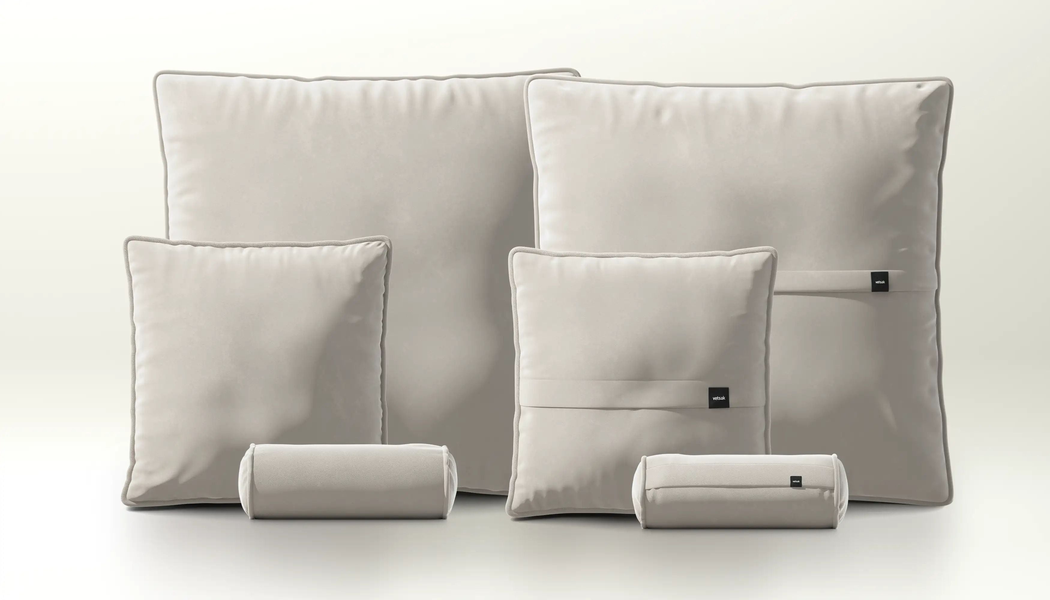 vetsak Pillow Set 3 set cuscini Suave Clay 3 pezzi
