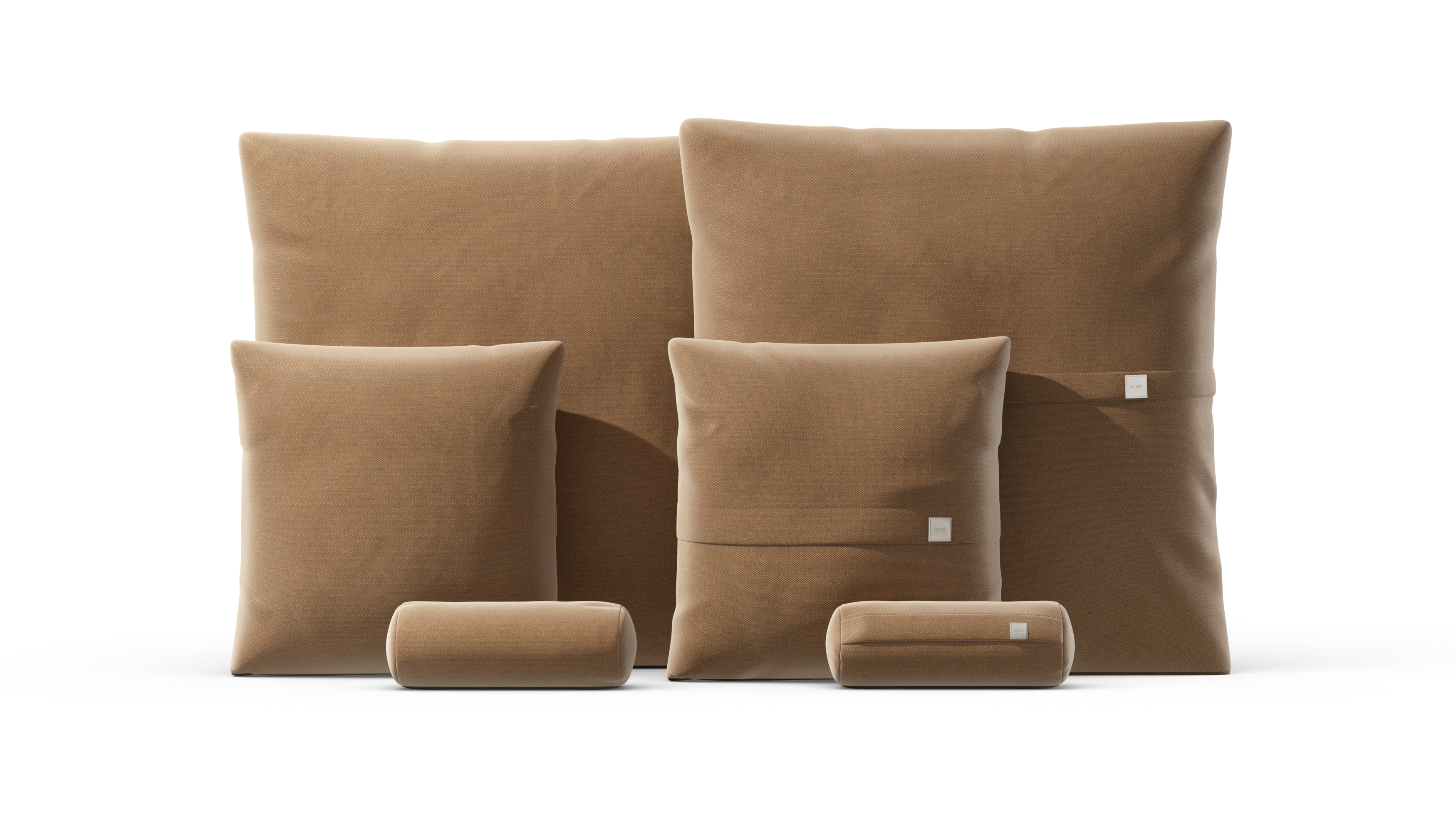 vetsak Pillow Set 3 set cuscini 6 pezzi wheat