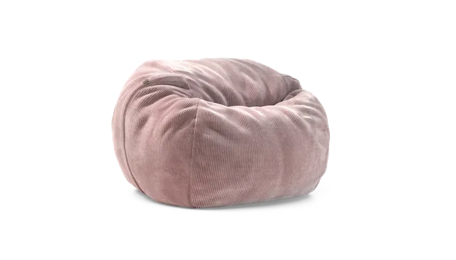 vetsak Beanbag Medium pouf Cord Velour Blossom seduta profonda