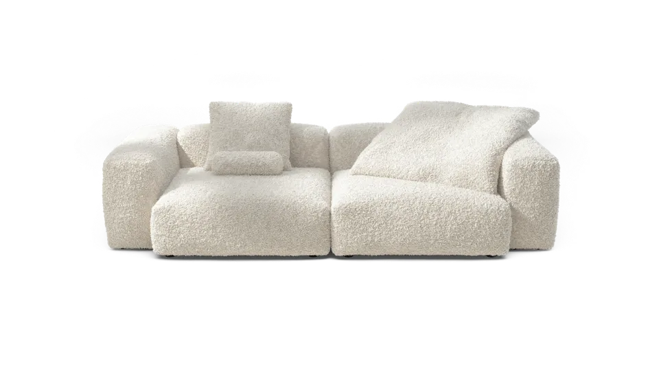vetsak Sofa Set 02 Large divano crema grande