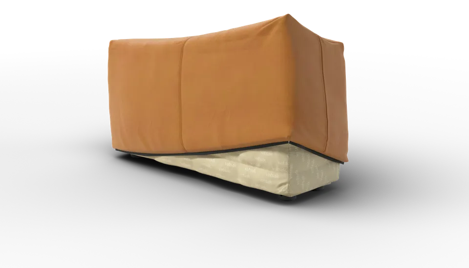 vetsak Side Large fodera sponda pelle marrone