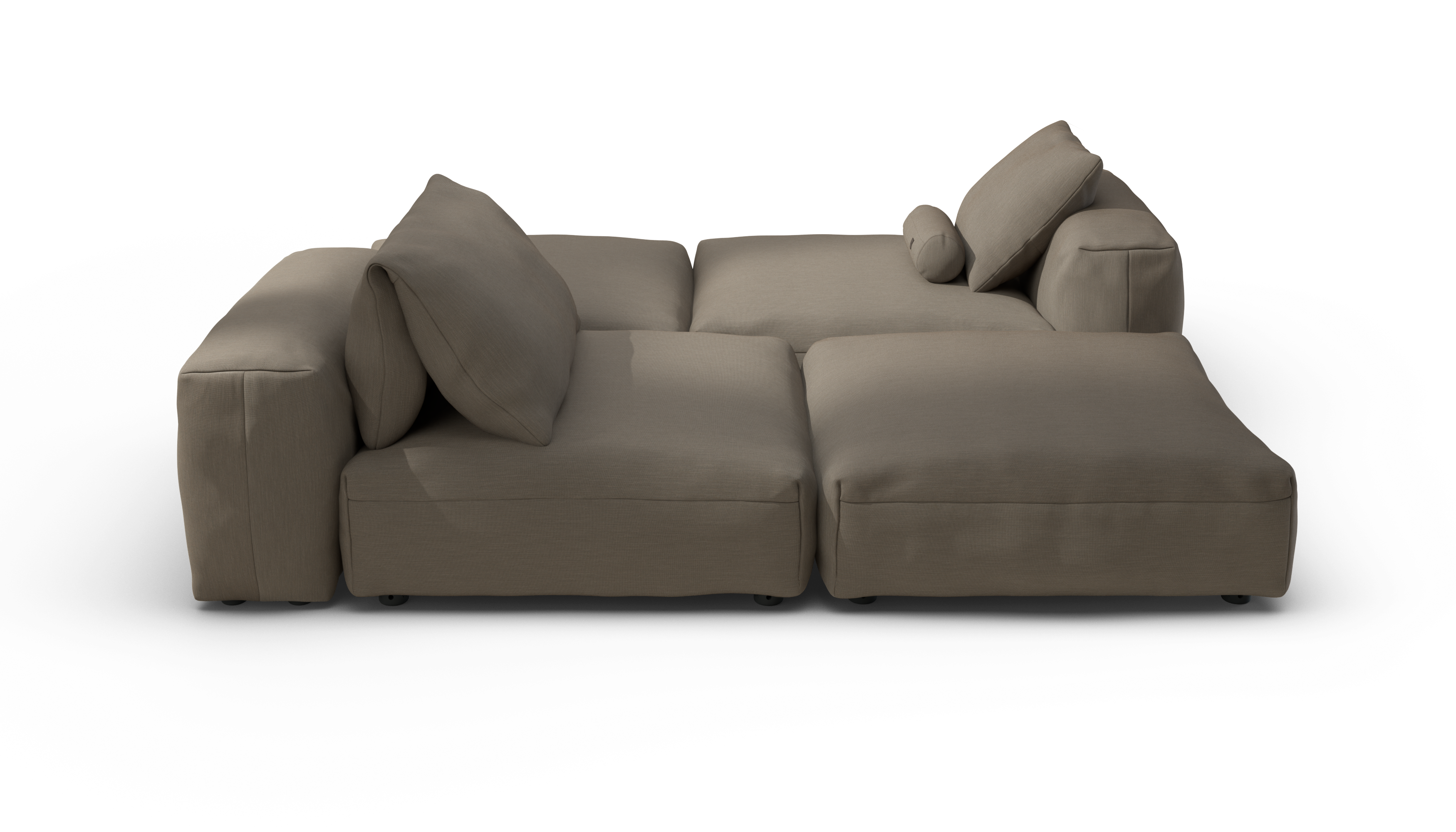 vetsak Sofa Set 08 Daybed divano esterno 6 posti driftwood