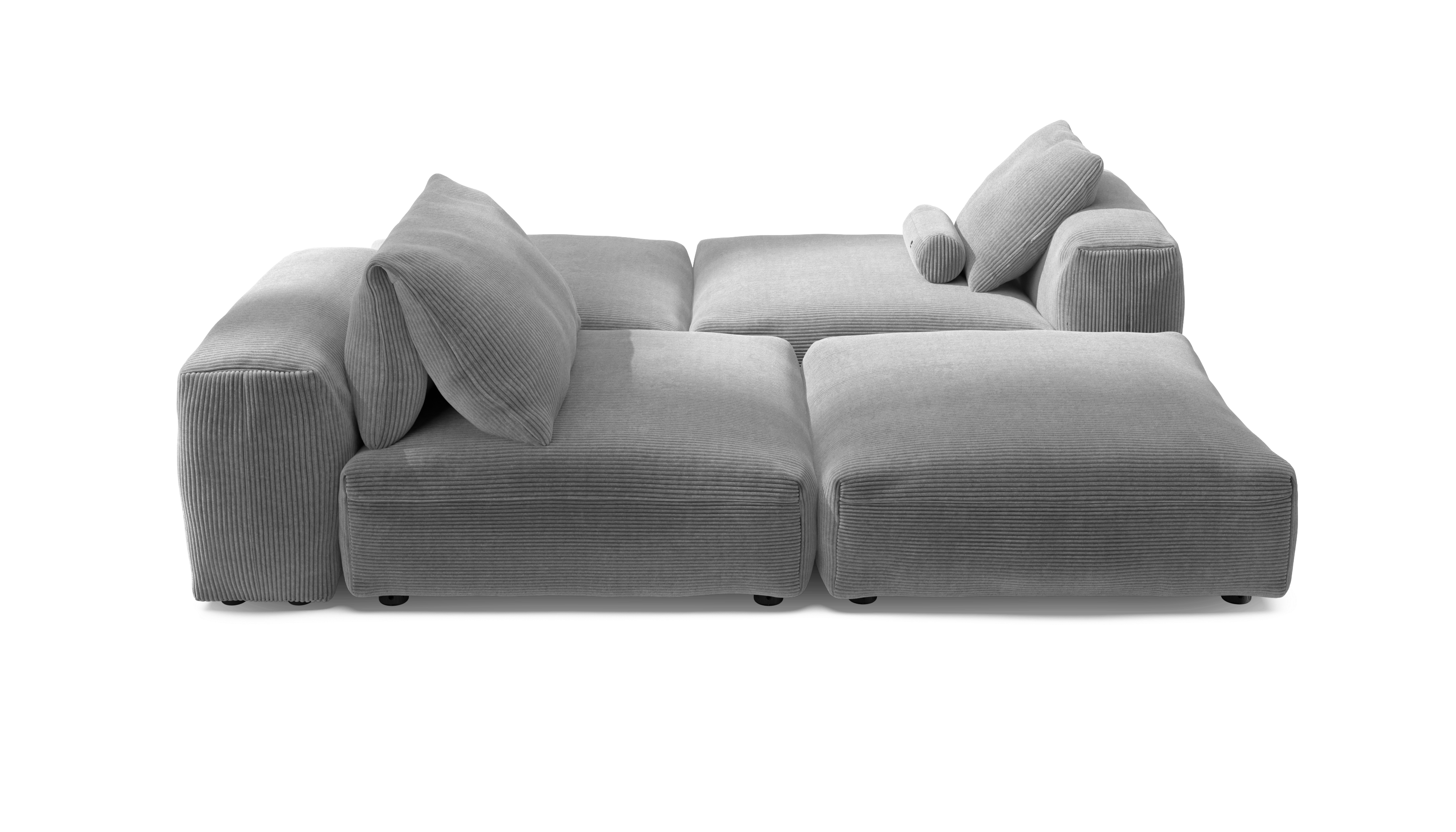 vetsak Sofa Set 08 Daybed divano modulare grigio chiaro 210x241
